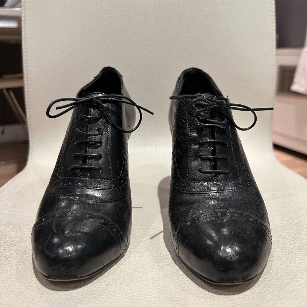 Cole Haan Nike Air Leather Bootie Heels
